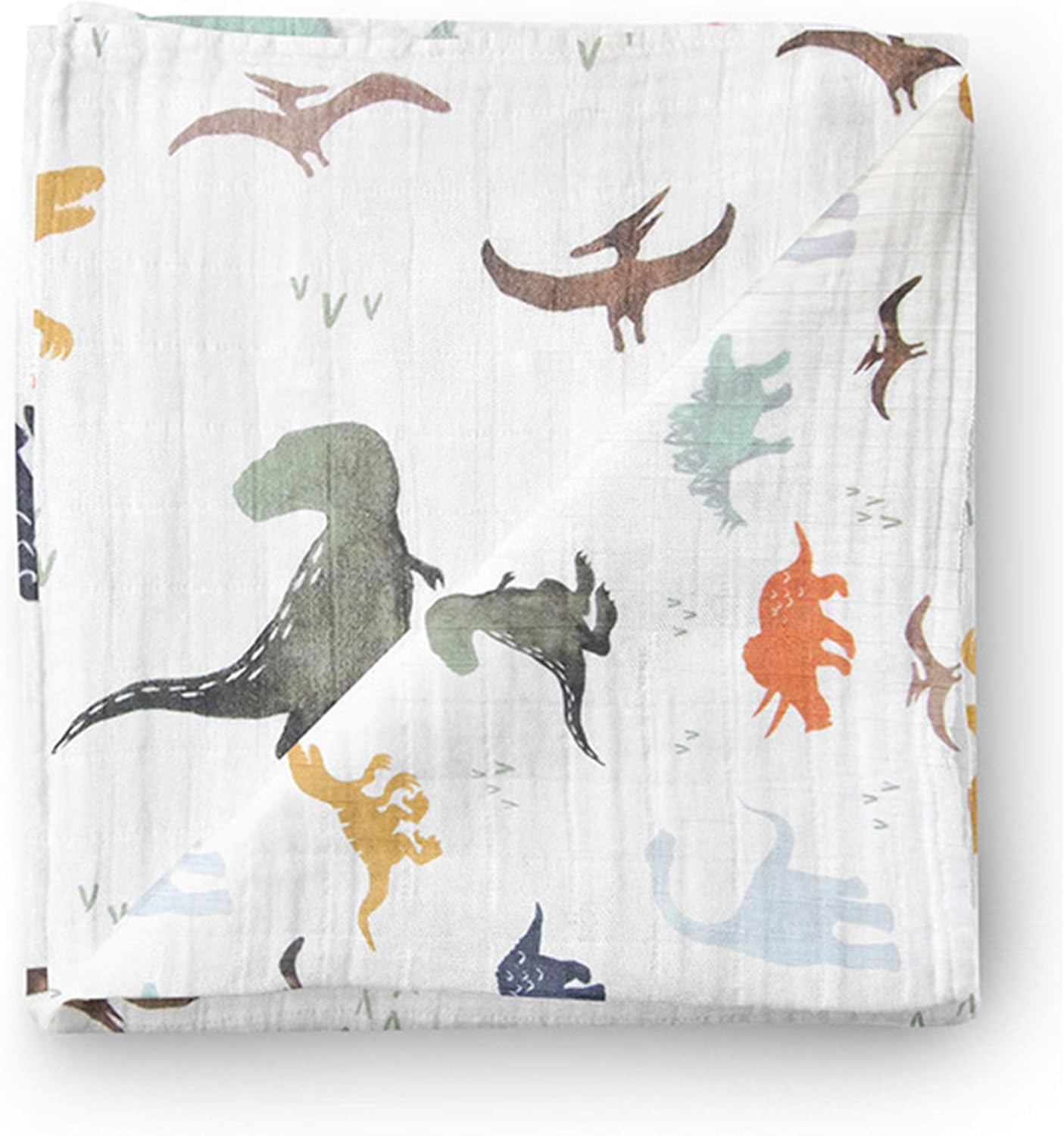 Muslin Wrap & New Arrival Card Dinosaurs