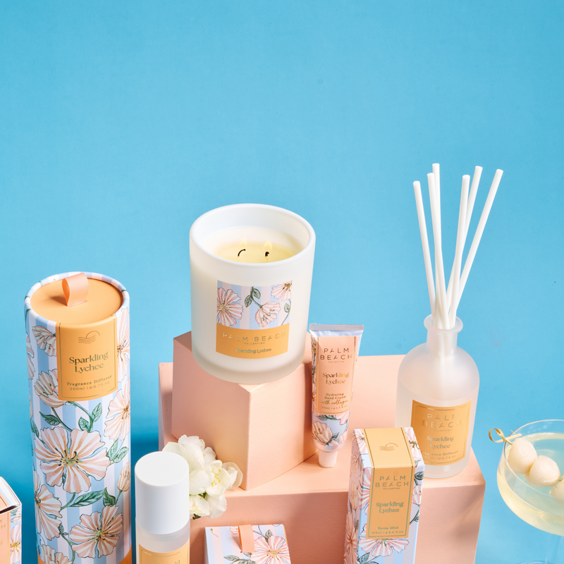 Sparkling Lychee 420gm Candle