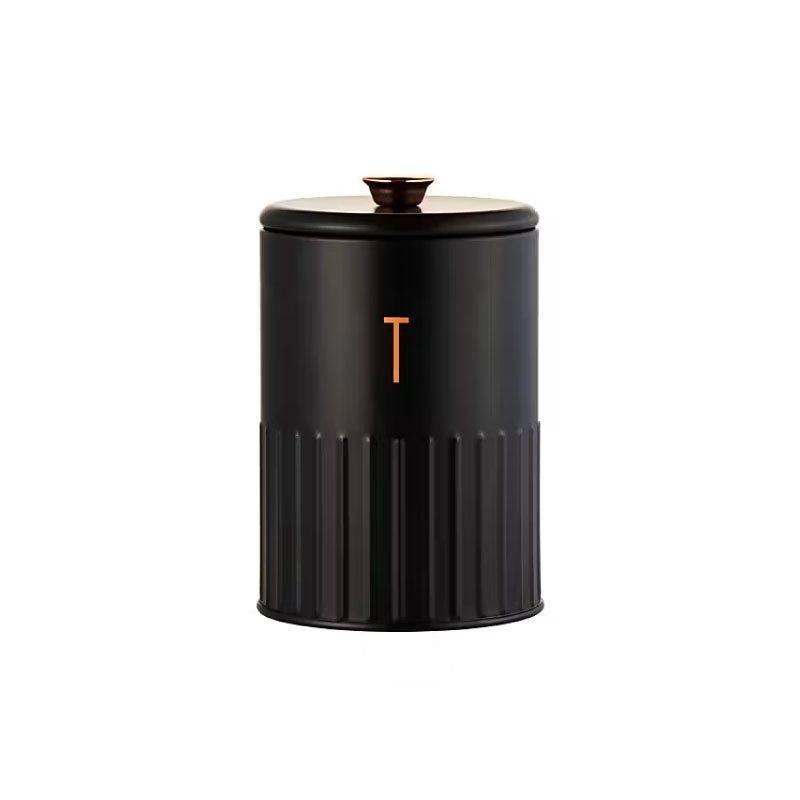 Astor Tea Canister 11x17cm 1.35L Black