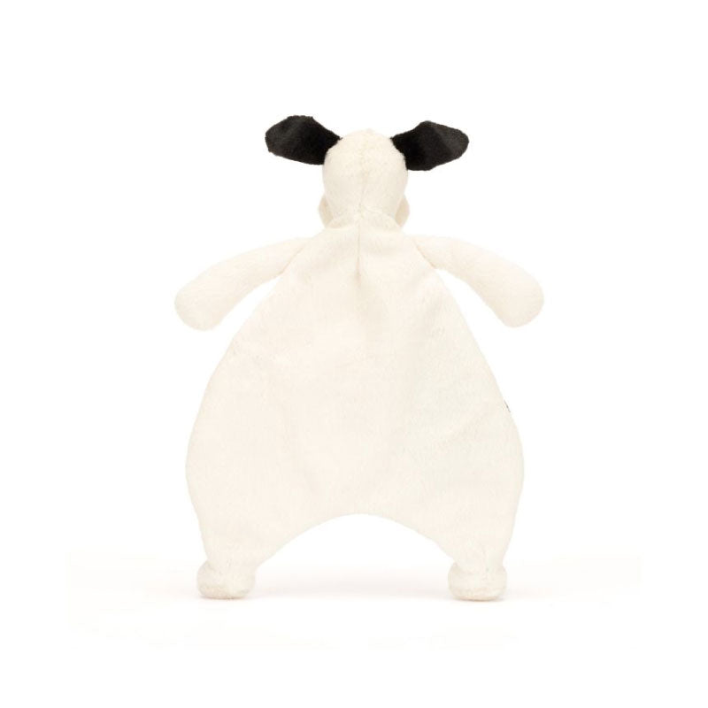 Bashful Black & Cream Puppy Comforter