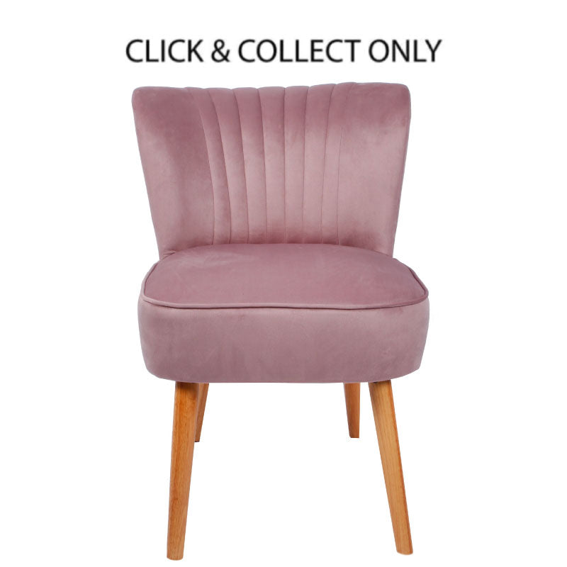 Bella Velvet Pink Chair