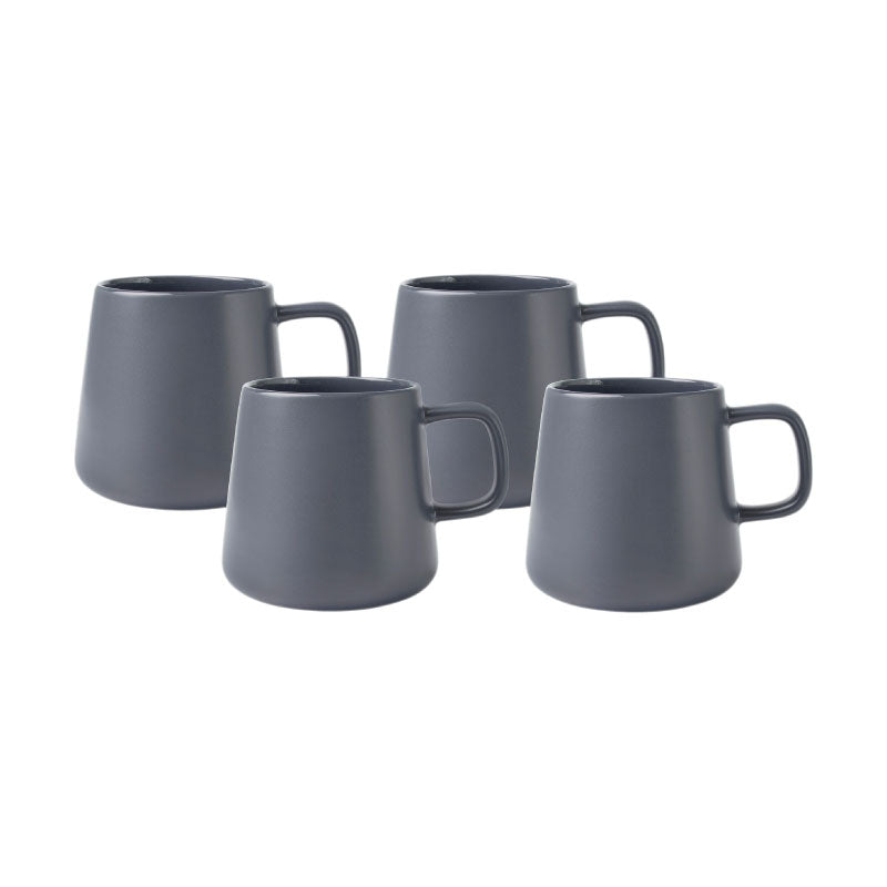 Blend Sala Mug 375ML Set of 4 Charcoal