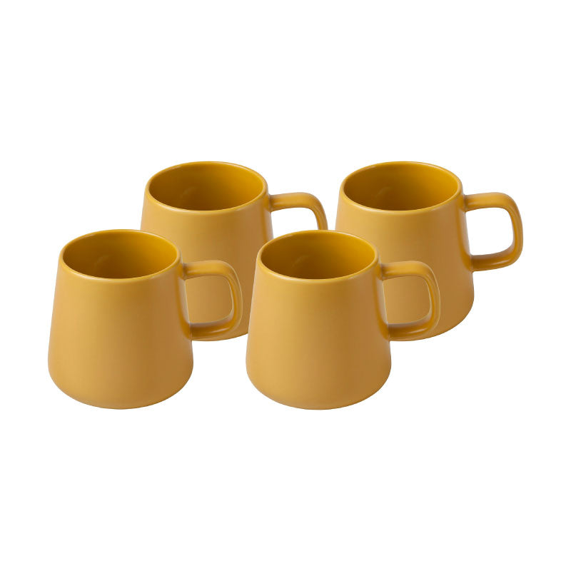Blend Sala Mug 375ML Set of 4 Mustard