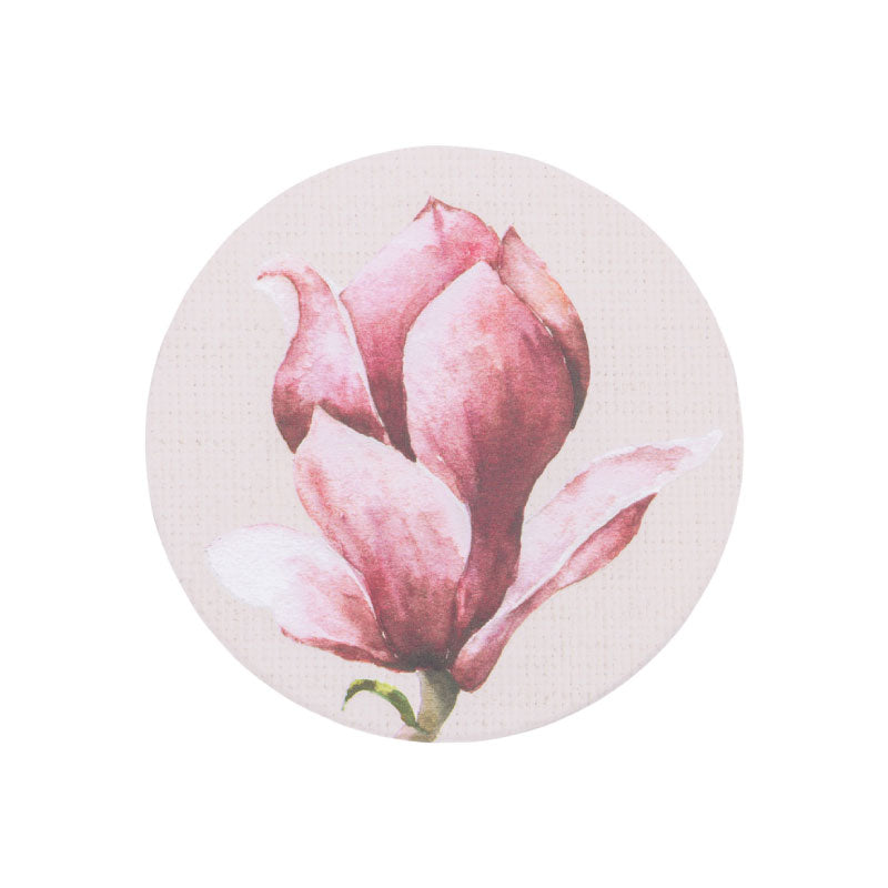 Blossom Closed Flower Ceramic Coaster