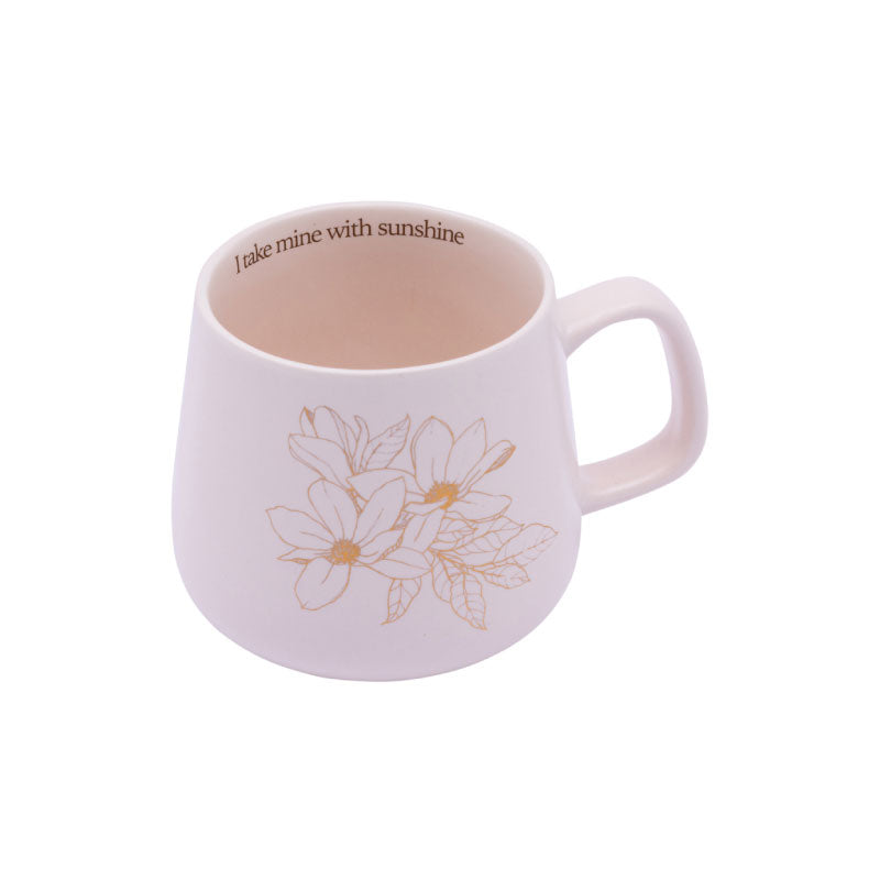 Blossom Gold Floral Mug