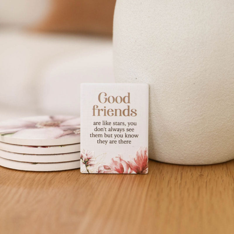 Blossom Good Friends Ceramic Magnet