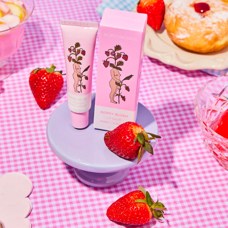 Bopo Berry Blush Lip Balm