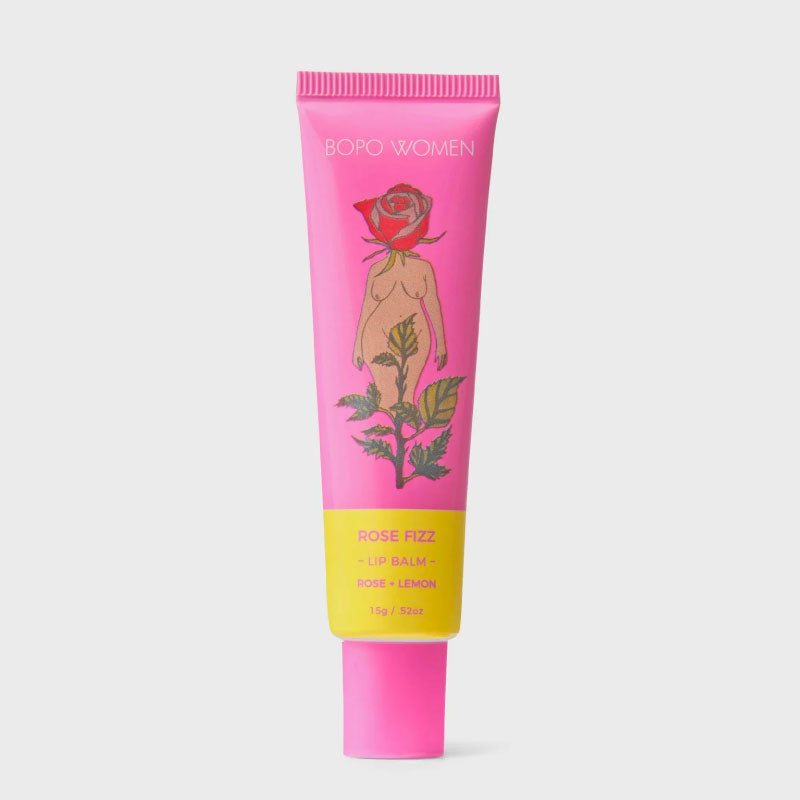 Bopo Rose Fizz Lip Balm