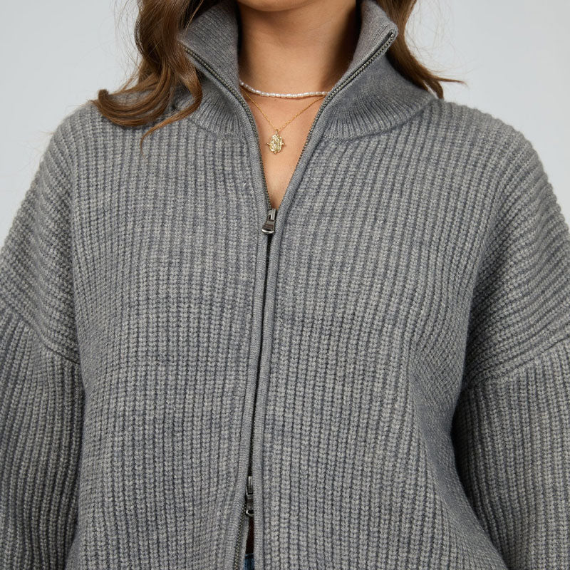 Bridie Knit Zip Through