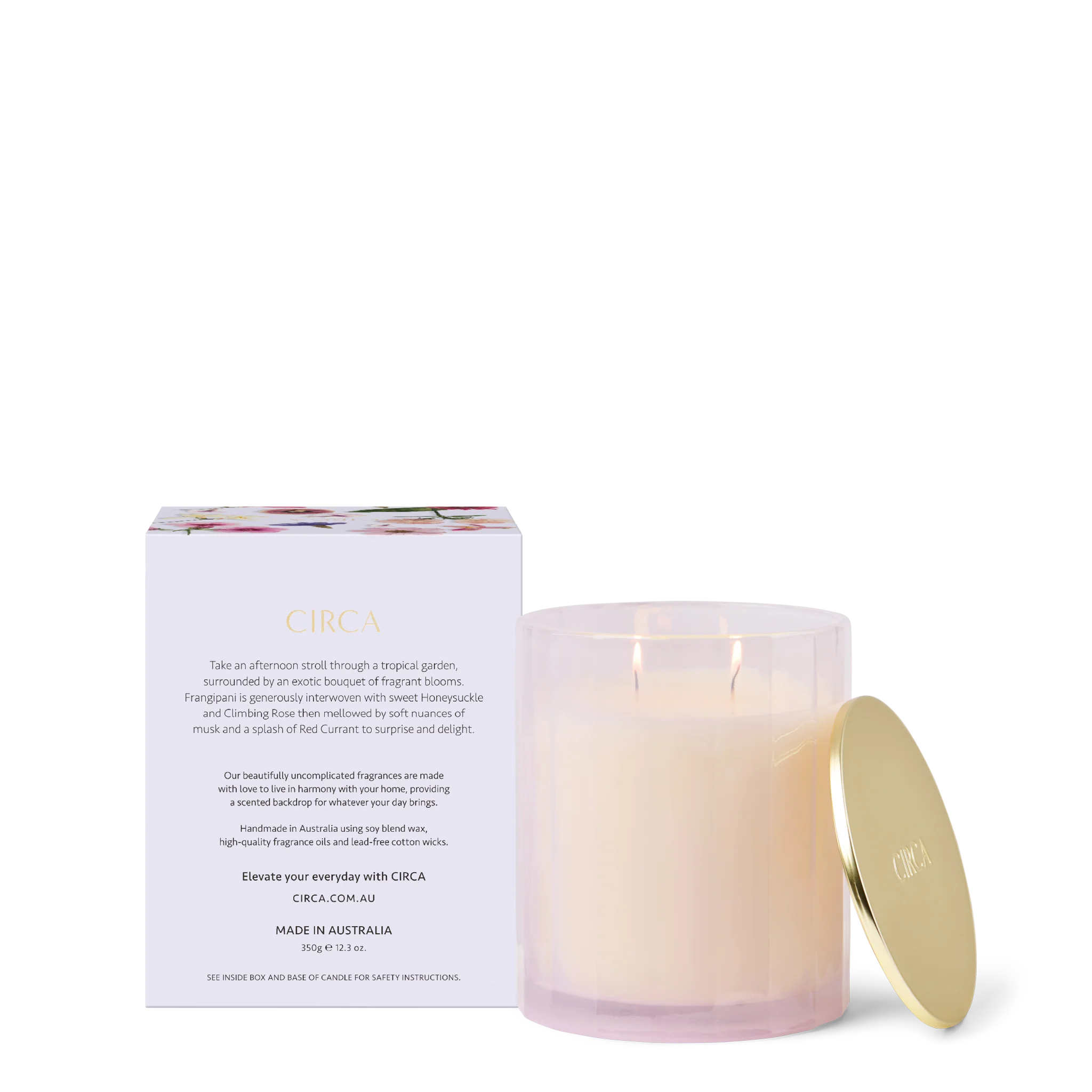 Honeysuckle & Frangipani Candle 350g