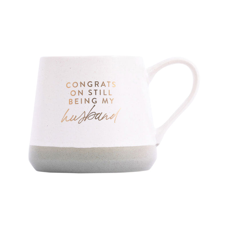 Congrats On Still Being My Husband & Wife Mugs