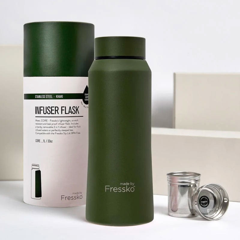 Core Infuser Khaki Drink Bottle