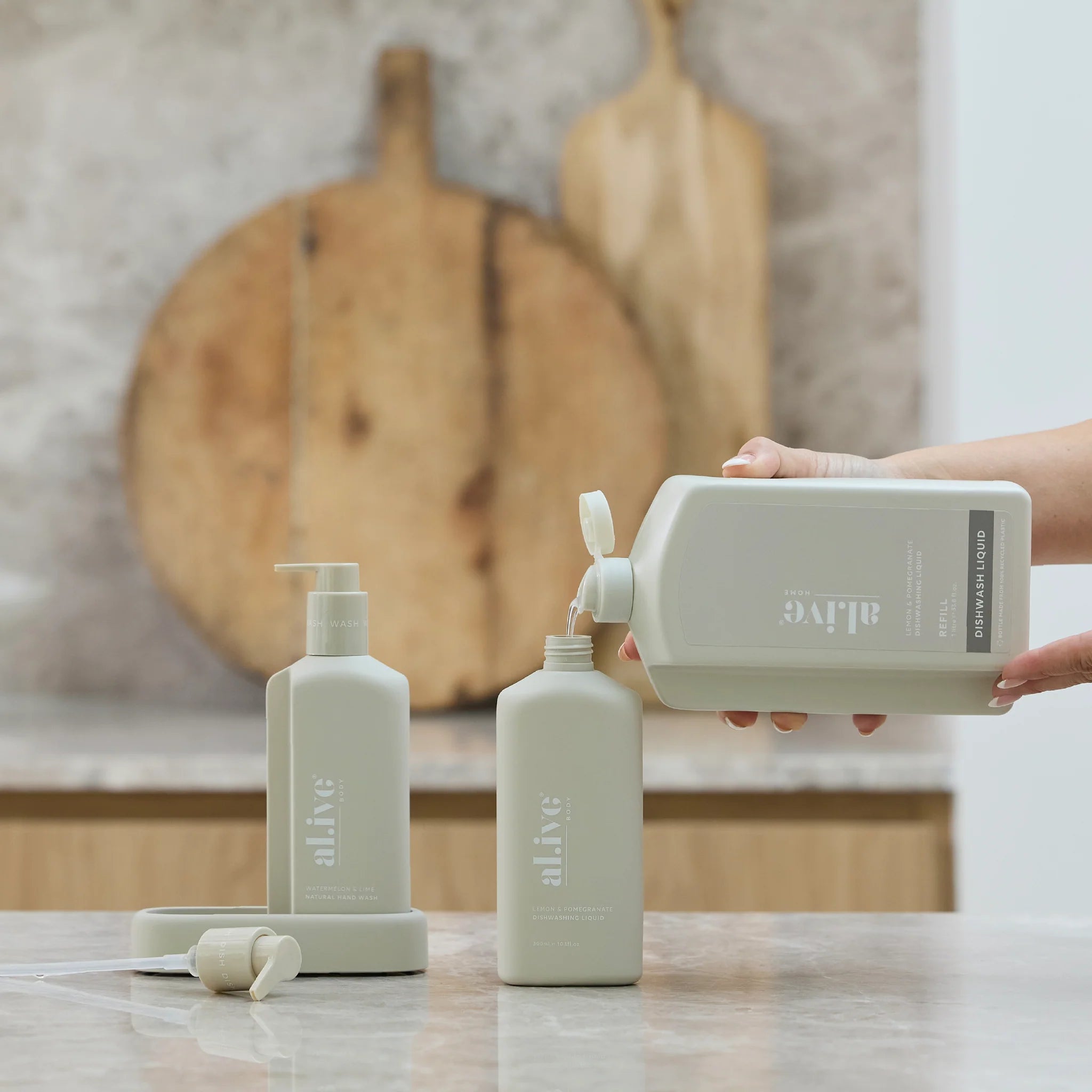 1 Ltr Bench Spray Refill - Lemon & Pomegranate