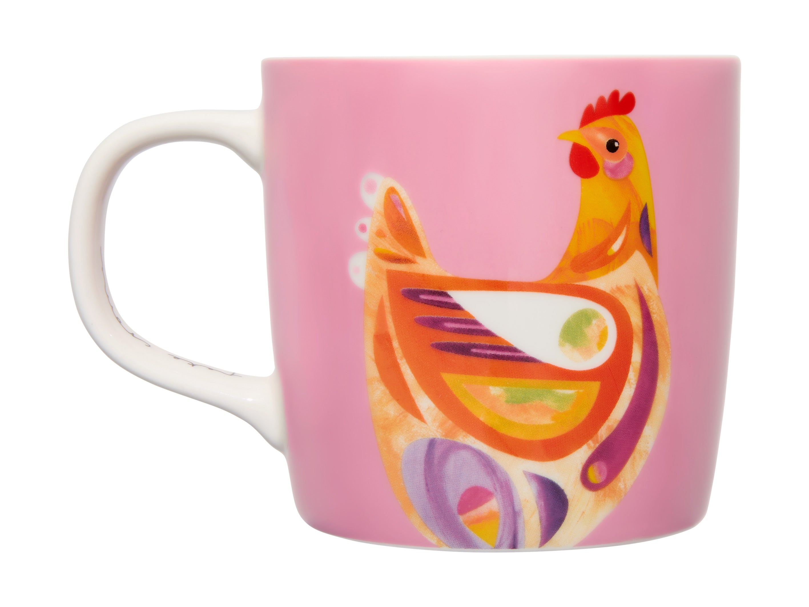 Pete Cromer Barn Friends Mug 375ML Chook Pink Gift Boxed
