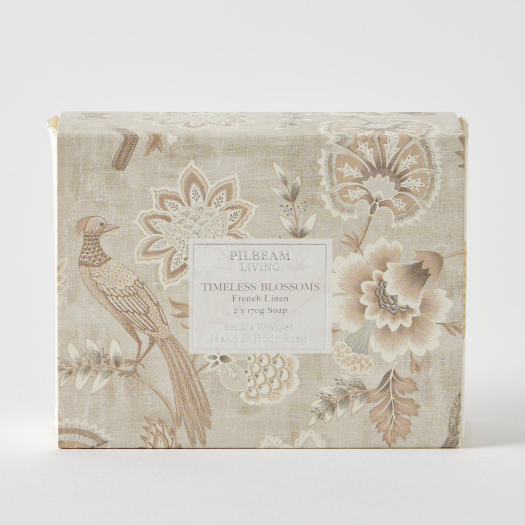 Timeless Blossoms Scented Soap Set of 2