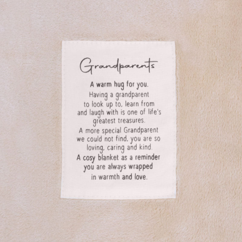 Heartfelt Blanket Grandparents
