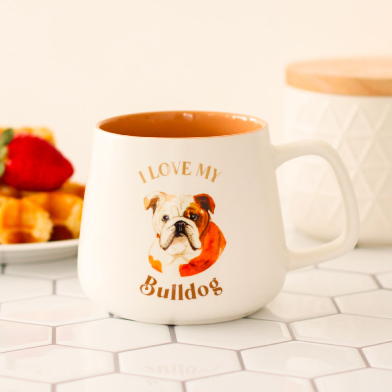 I Love My Bulldog Mug