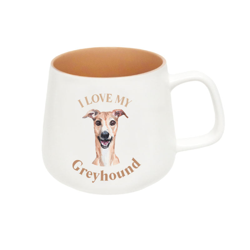 I Love My Greyhound Mug