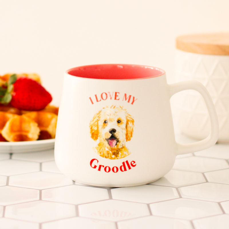 I Love My Groodle Mug