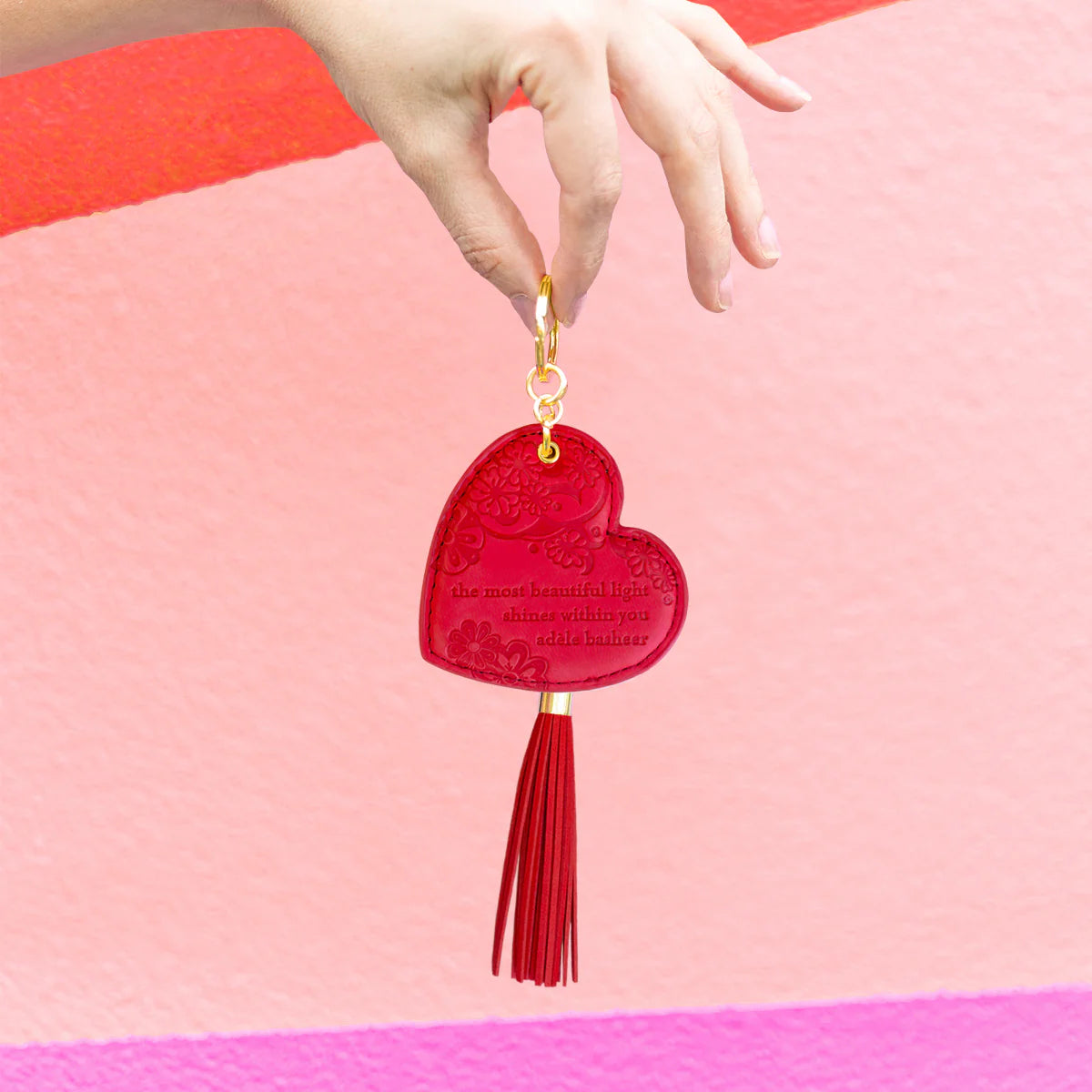 Luxe Key Chain - Scarlett Red
