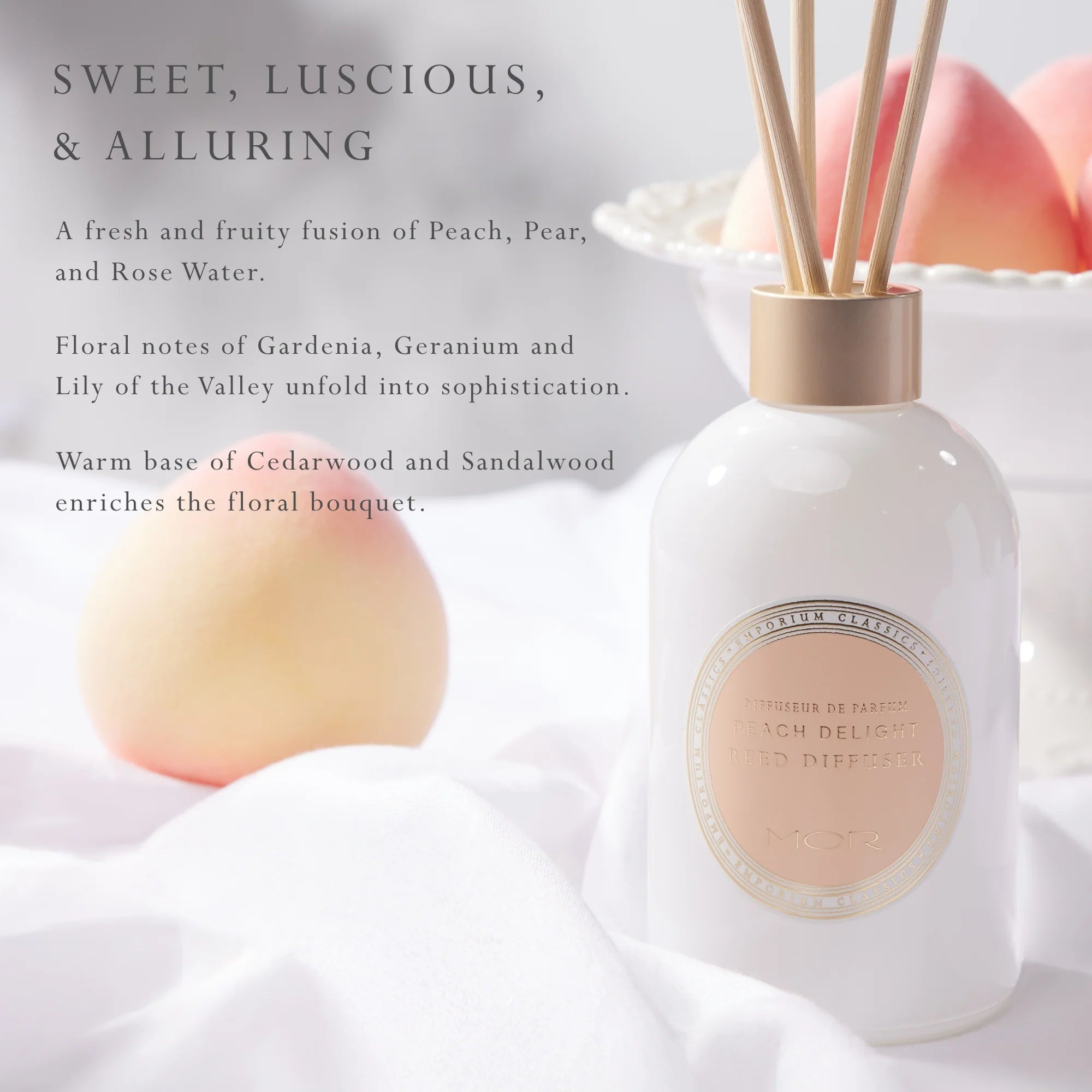 Peach Delight Reed Diffuser
