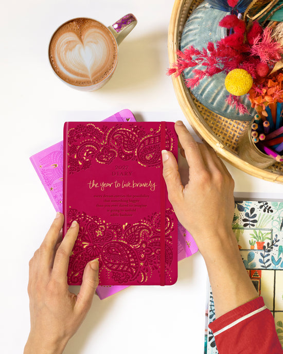 2027 Diary The Year To Live Bravely