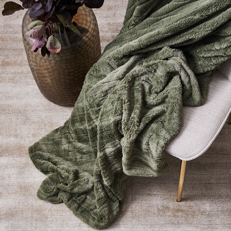 Juliet Throw 130x170cm Forest Green