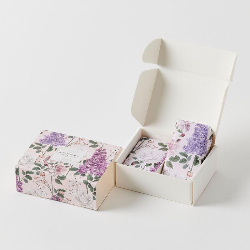 Lilac Bouquet Hand & Body Soap Set 2