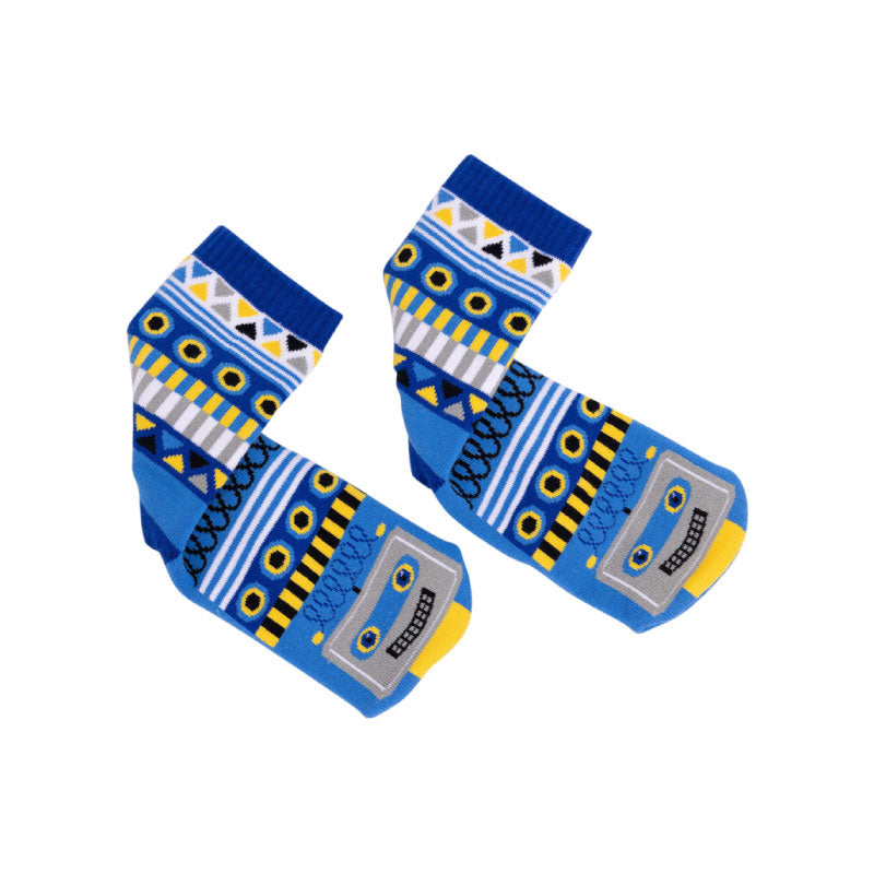 Lolly Kicks Robot Socks 5-8