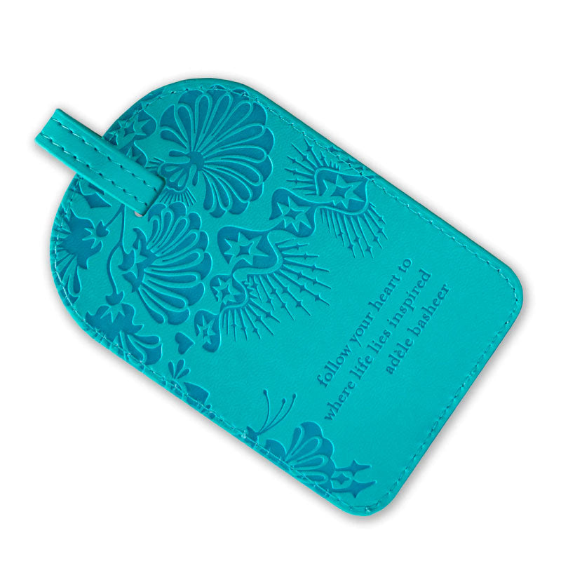 Luggage Tag - Turquoise Twist