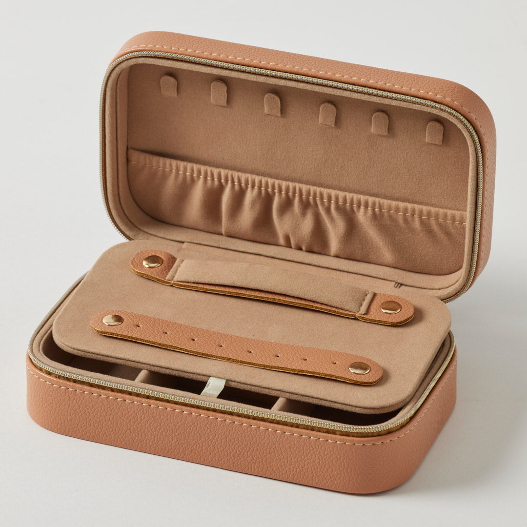 Gigi Jewellery Case Pink