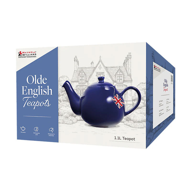 Olde English Teapot 1.1L British Blue