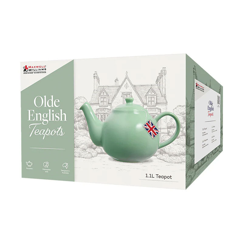 Olde English Teapot 1.1L Green