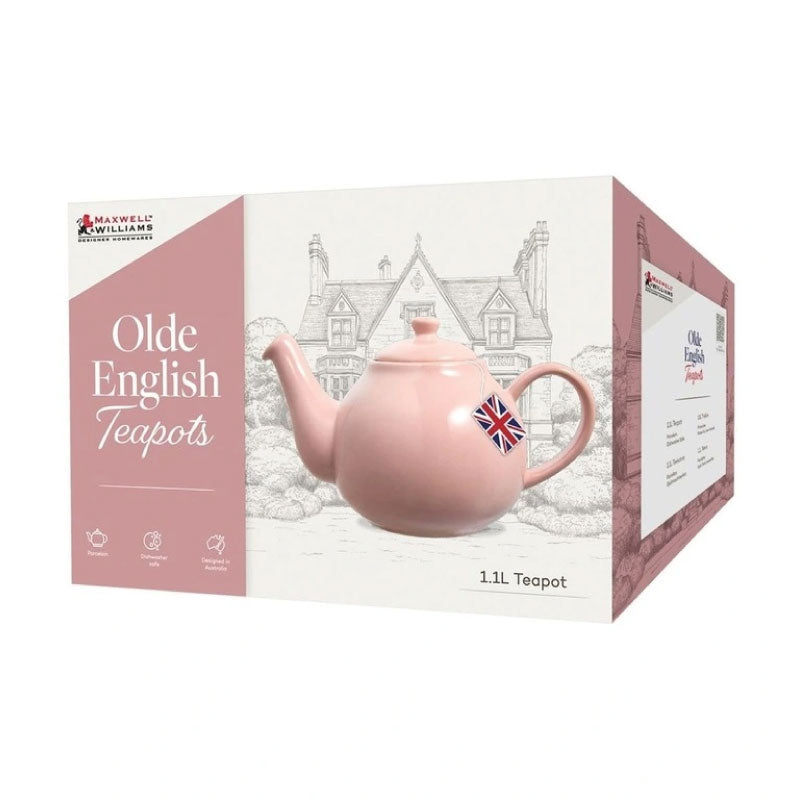 Olde English Teapot 1.1L Light Pink