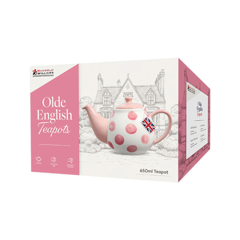 Olde English Teapot 650ML Pink Spot