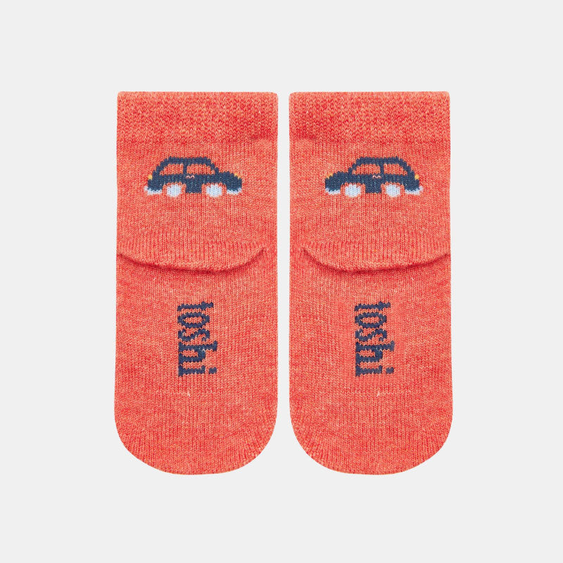 Organic Socks Ankle Jacquard Racer