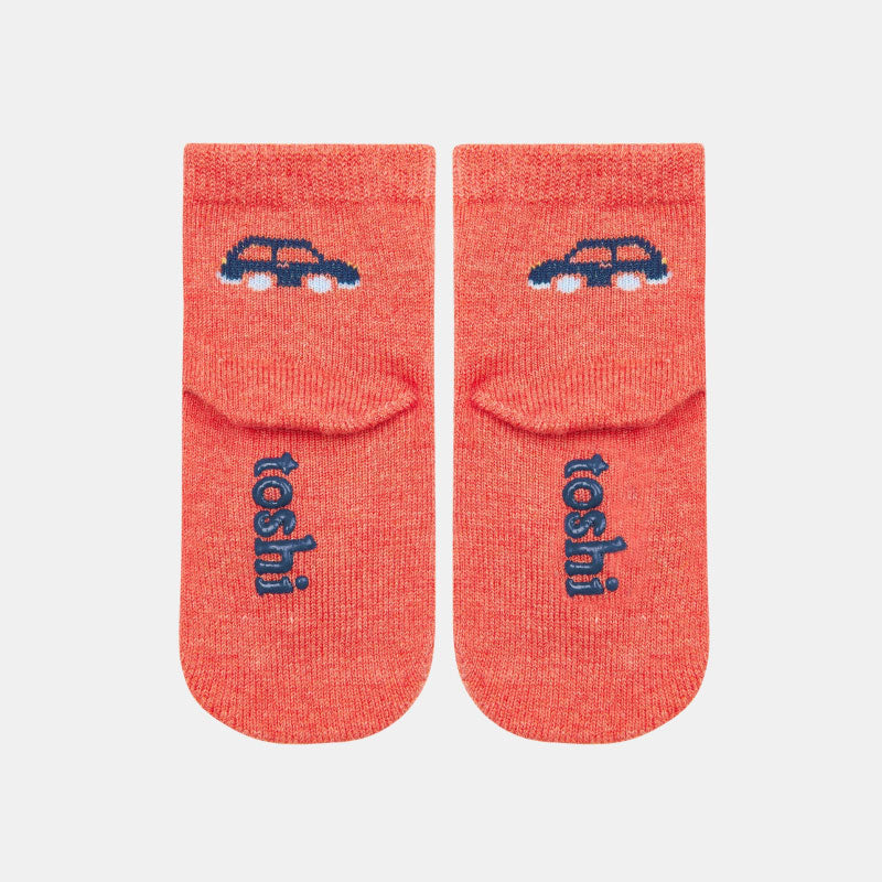 Organic Socks Ankle Jacquard Racer