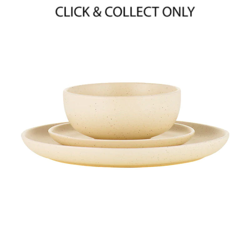 Palette Dinner Set 12pc Cream Speckle