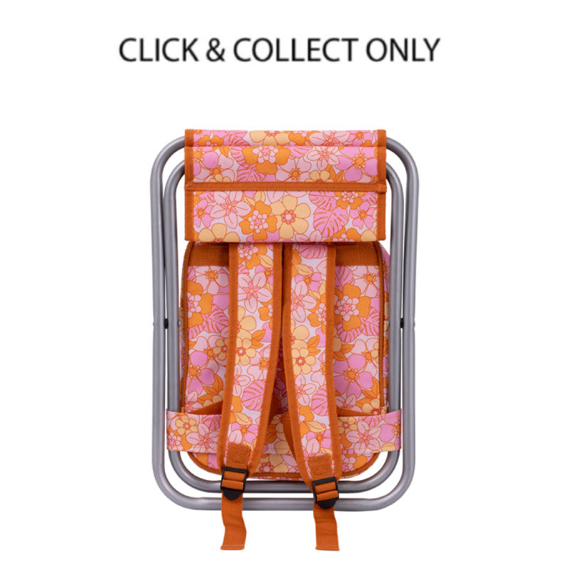 Picnic Retro Floral Cooler Chair