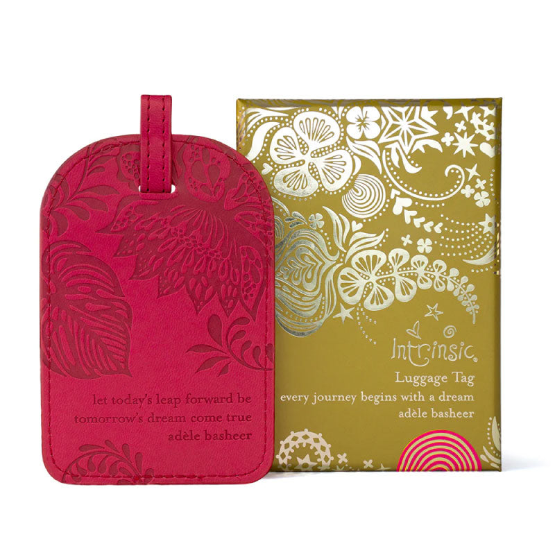 Radiant Ruby Luggage Tag