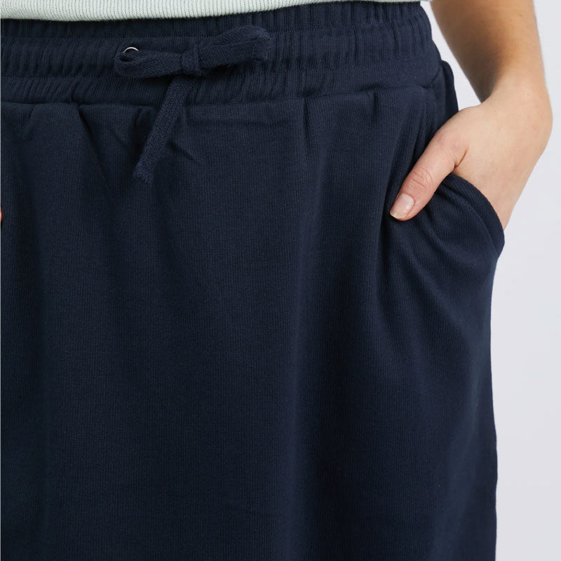 Rib Midi Skirt