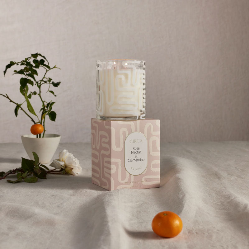 Rose Nectar & Clementine Candle