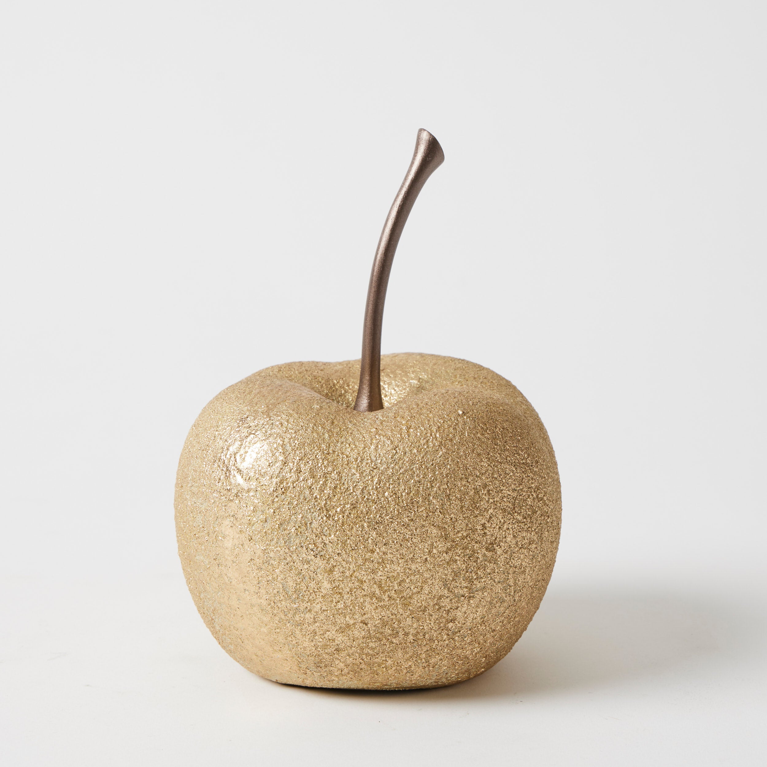 Apple Sculpture Silver/Gold