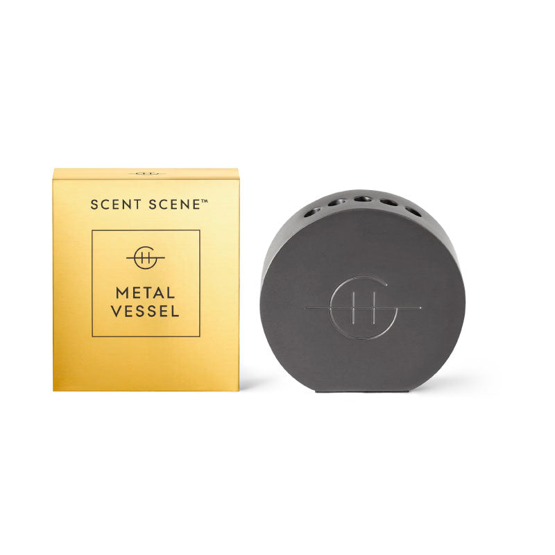 Scent Scene Metal Vessel - Black