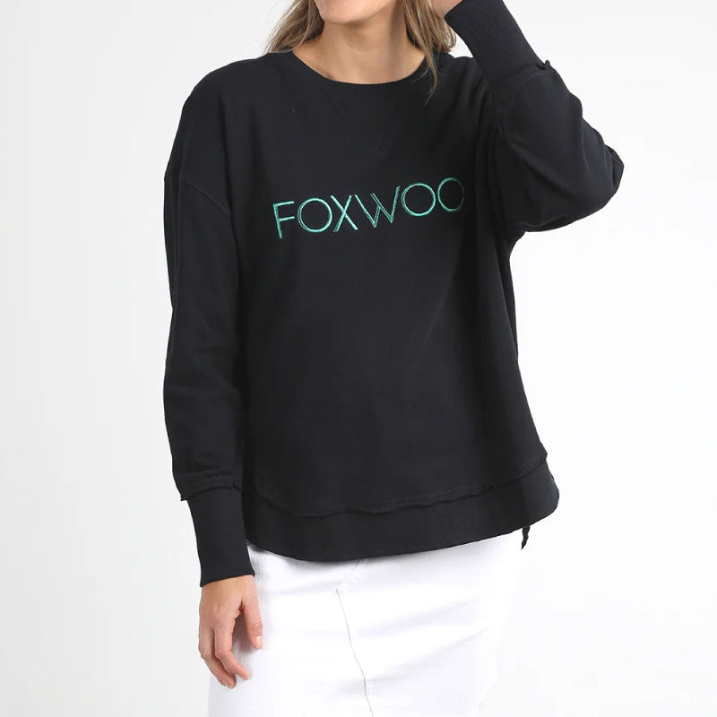 Simplified Metallic Crew Black