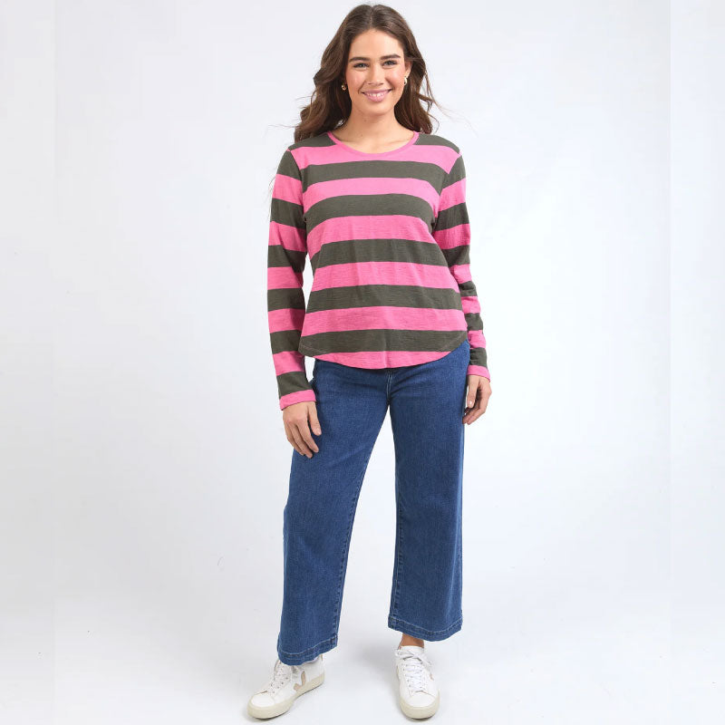 Spritz Stripe L/S Tee