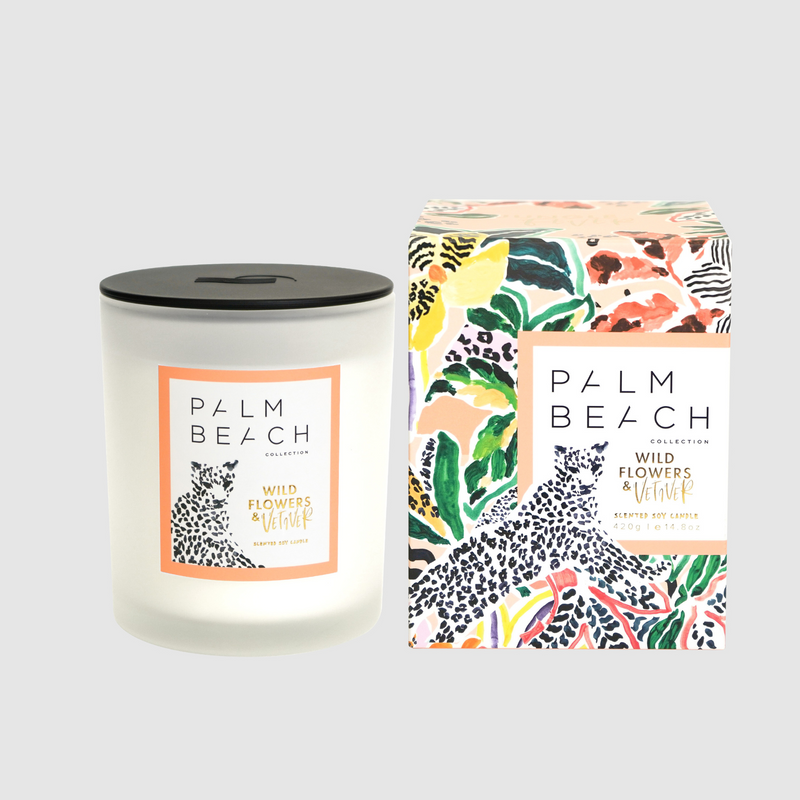 Wild Flowers and Vetiver 420gm Candle