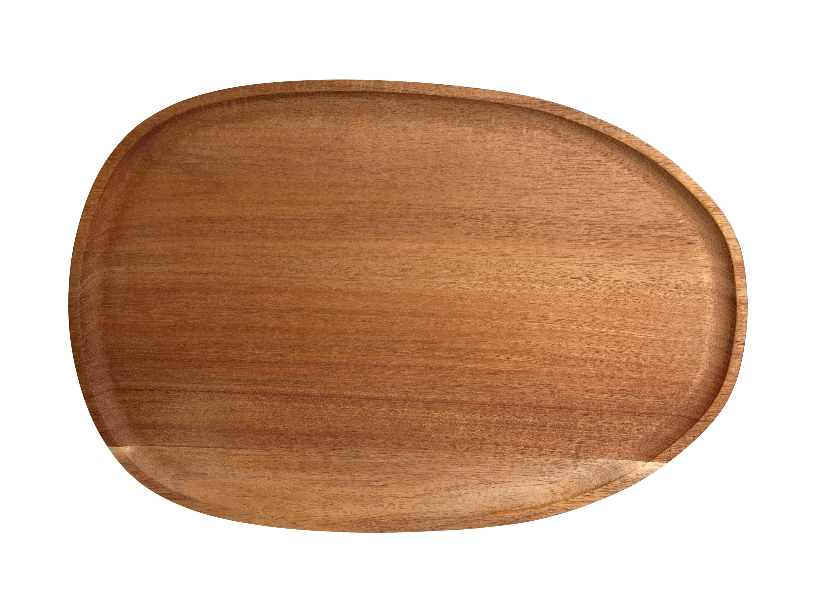 Forme Acacia Wood Organic Platter 45x30cm Natural