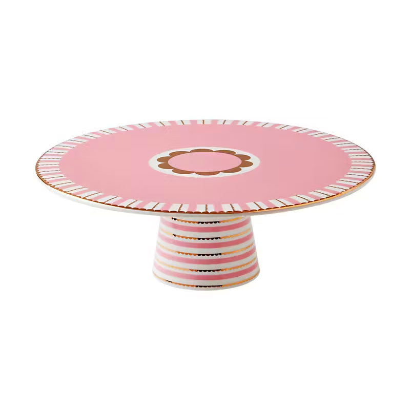 Teas n Cs Regency Footed Cake Stand 28cm Pink