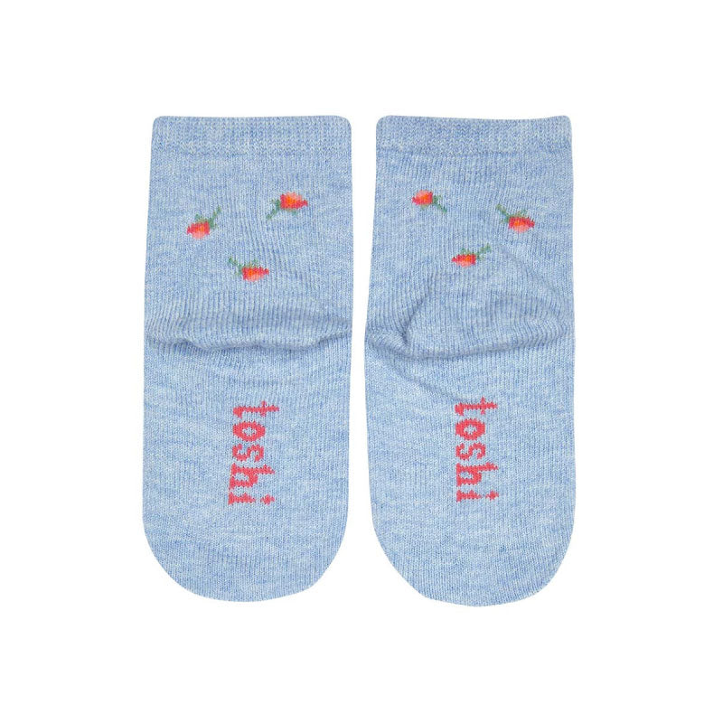Toshi Organic Socks Ankle Jacquard Skyla